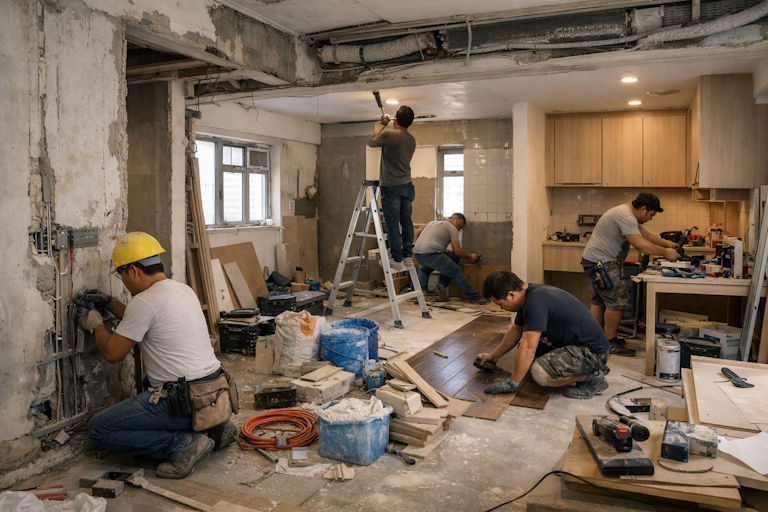 全屋裝修 - 室內裝修施工